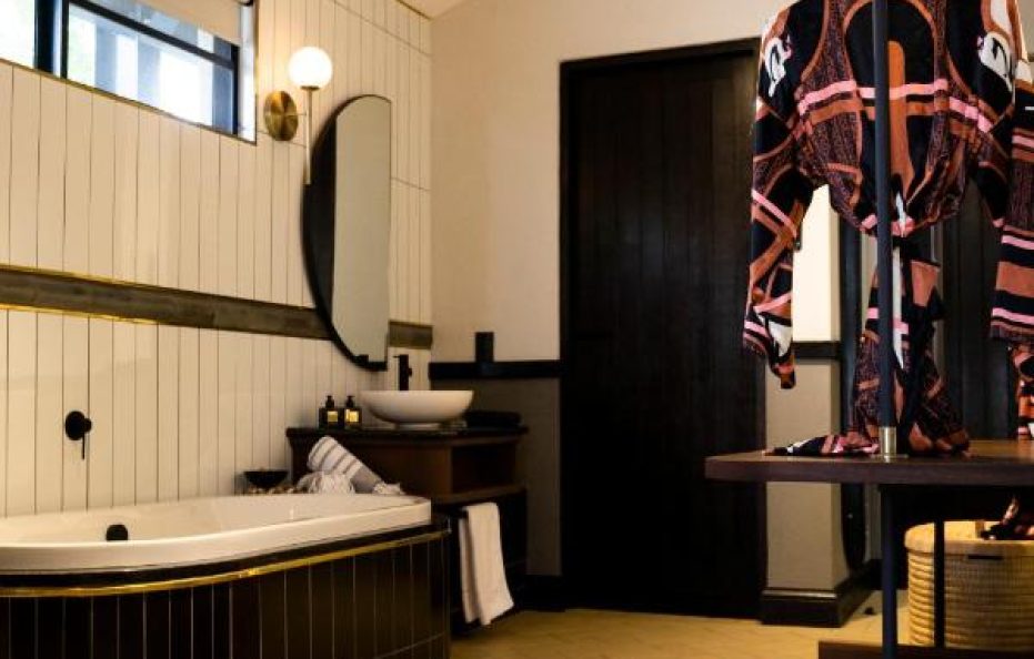 Train on The Bridge and Garden Suites – Kruger Shalati